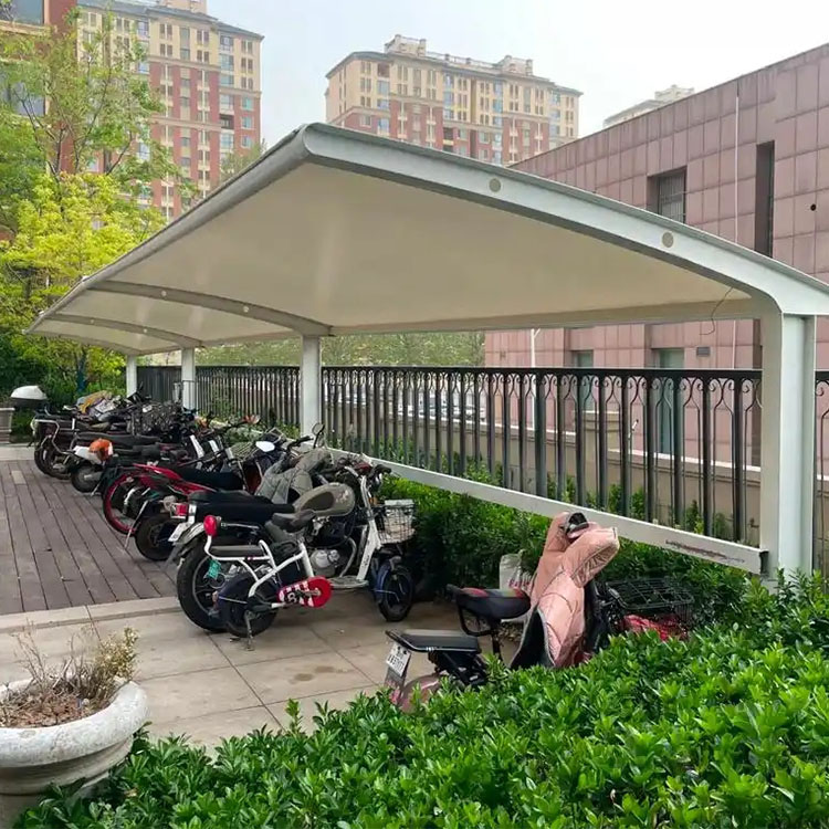 乌什县膜结构电动车棚